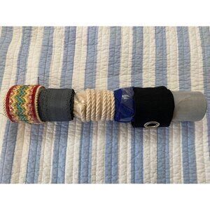 Vintage 6 Pc Trim Lot for Junk Journals Crafts Scrapbooking Doll‎ Pillow 1Yd Ea